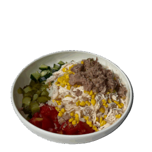 Ton balıklı Pilav Kovası